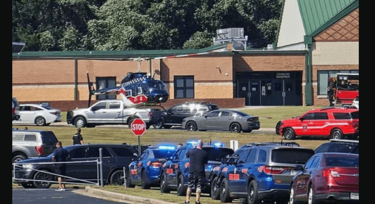 Student-aged shooter in custody after shooting at Apalachee High School