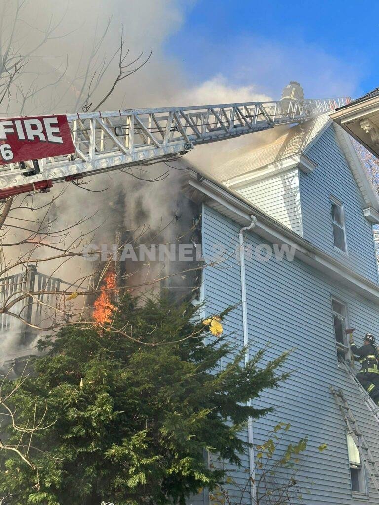 Structure Fire reported at Weyanoke St in Boston