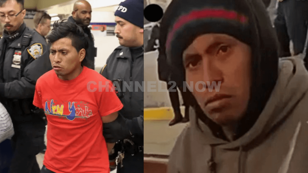 NY Law enforcement officials report that Sebastian Zapeta, a 25-year-old Hispanic male from Guatemala, who is accused of setting a sleeping female subway rider on fire and watching her burn to death, has been arrested and taken into custody.