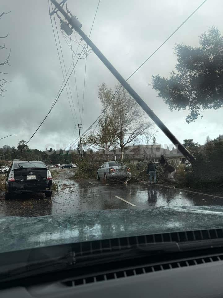 Injuries reported after tornado touched down in Scotts Valley