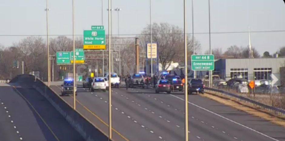 Situation unfolding in Greenville Co South Carolina that's closed I-85 | Sources tell me it involves an 18-wheeler. Driver apparently pulled over and stated he has a bomb. Multiple agency incident.