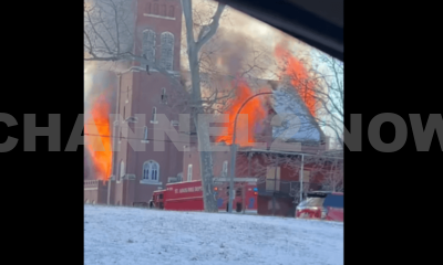 St. Louis, MO – Fire crews are actively investigating a blaze that broke out at a church near the intersection of 19th Street and Angelica Street.