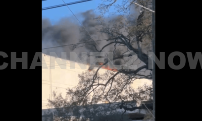 A major fire has been reported in a large building near Touro Hospital in New Orleans, Louisiana.