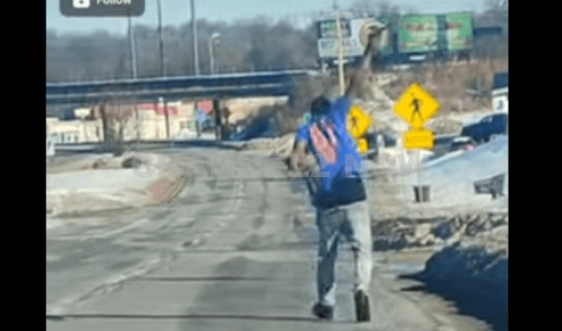 A tense incident unfolded on West Florissant Avenue as a man was captured on video discharging a firearm into the air while walking along the street. The chaotic scene, recorded and shared to Channel2 News, showed the individual firing multiple shots before the weapon appeared to jam.