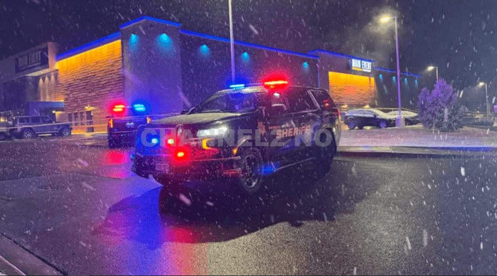 Highlands Ranch, CO – A Douglas County Sheriff’s deputy shot and killed a man late Saturday night, February 8, 2025, in the parking lot of an entertainment center following a separate but apparently connected shooting that left a woman injured inside the venue.The Douglas County Sheriff’s Office (DCSO) responded to reports of an active shooter at Main Event, an entertainment complex located off Centennial Boulevard, just before midnight.