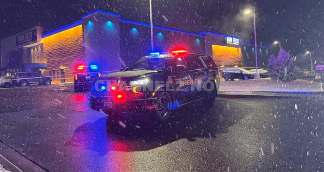 Highlands Ranch, CO – A Douglas County Sheriff’s deputy shot and killed a man late Saturday night, February 8, 2025, in the parking lot of an entertainment center following a separate but apparently connected shooting that left a woman injured inside the venue.The Douglas County Sheriff’s Office (DCSO) responded to reports of an active shooter at Main Event, an entertainment complex located off Centennial Boulevard, just before midnight.