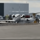 Scottsdale, AZ – The Scottsdale Municipal Airport remains closed following a deadly plane crash involving two private jets on Monday, February 10, 2025. At approximately 2:30 p.m., emergency responders were dispatched to the airport after reports of a mid-air or ground collision involving a Learjet 35A and a Gulfstream 200 business jet.