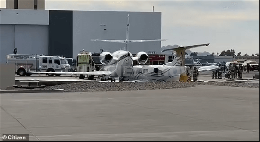 Scottsdale, AZ – The Scottsdale Municipal Airport remains closed following a deadly plane crash involving two private jets on Monday, February 10, 2025. At approximately 2:30 p.m., emergency responders were dispatched to the airport after reports of a mid-air or ground collision involving a Learjet 35A and a Gulfstream 200 business jet.