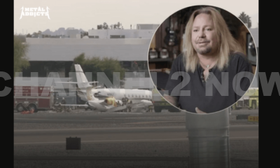 A Learjet 35A, registered to Chromed in Hollywood, Inc., a Wyoming-based company with Vince Neil listed as the principal agent, was involved in a collision with another aircraft at Scottsdale Municipal Airport.