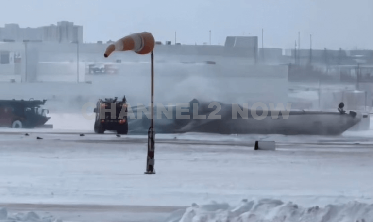 Plane crash reported at Toronto Pearson Airport