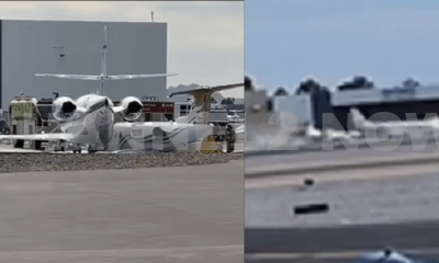 Scottsdale, AZ – Newly released video footage captures the terrifying moments when a Learjet 35A crash-landed at Scottsdale Municipal Airport, colliding with a parked Gulfstream 200 business jet. The tragic incident, which occurred on Monday, February 10, 2025, at approximately 2:45 p.m., has left one person dead and several others injured. According to the Federal Aviation Administration (FAA), the Learjet 35A veered off the runway upon landing, ultimately crashing into the Gulfstream 200 on the airport ramp.