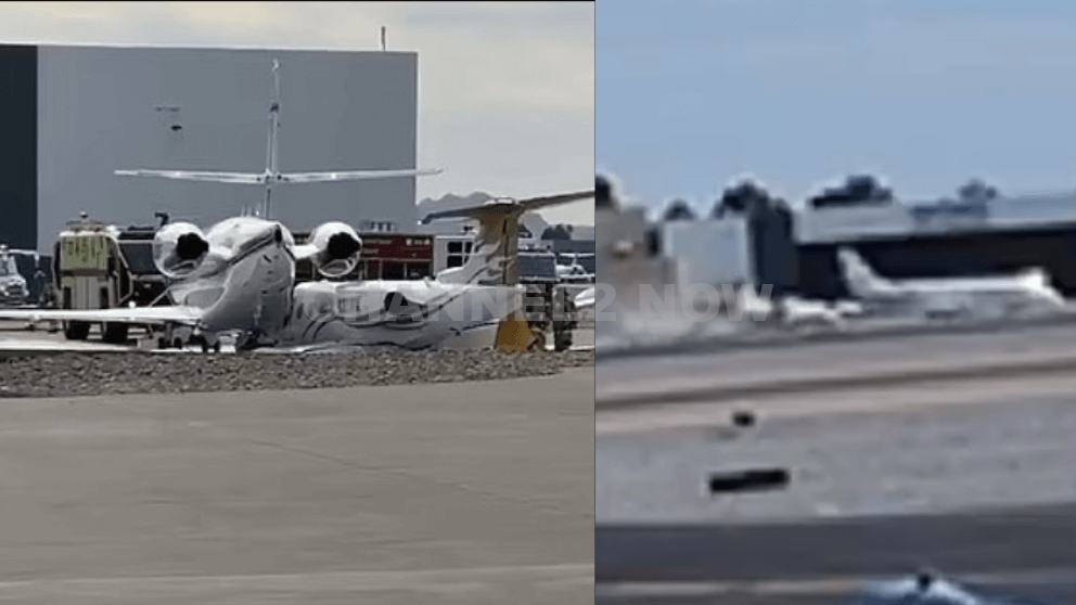 Scottsdale, AZ – Newly released video footage captures the terrifying moments when a Learjet 35A crash-landed at Scottsdale Municipal Airport, colliding with a parked Gulfstream 200 business jet. The tragic incident, which occurred on Monday, February 10, 2025, at approximately 2:45 p.m., has left one person dead and several others injured. According to the Federal Aviation Administration (FAA), the Learjet 35A veered off the runway upon landing, ultimately crashing into the Gulfstream 200 on the airport ramp.