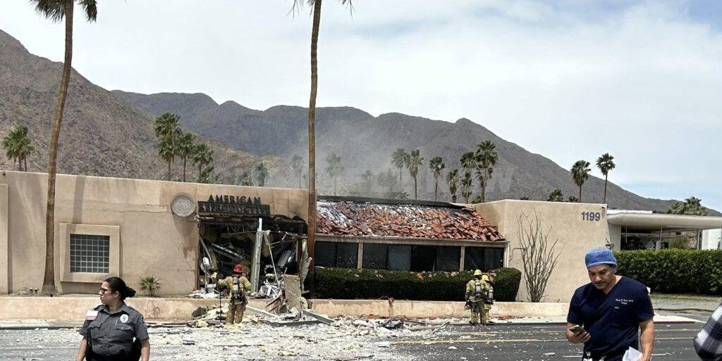 Palm Springs, CA — A powerful explosion rocked a medical building in Palm Springs on Saturday morning, injuring five people and leaving one person—believed to be the suspect—dead.

The blast occurred around 11:00 a.m. near the American Reproductive Centers, a fertility clinic located at 1199 N. Indian Canyon Drive, just north of East Tachevah Drive and near Desert Regional Medical Center.