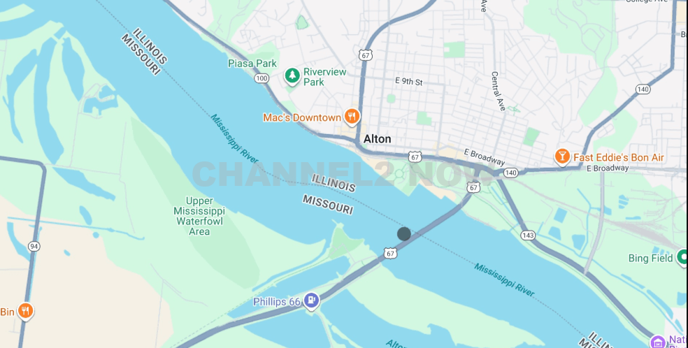 Multiple Agencies Responding to Helicopter Crash Near Riverlands Way in West Alton; Aircraft Struck Power Lines and Landed on Barge