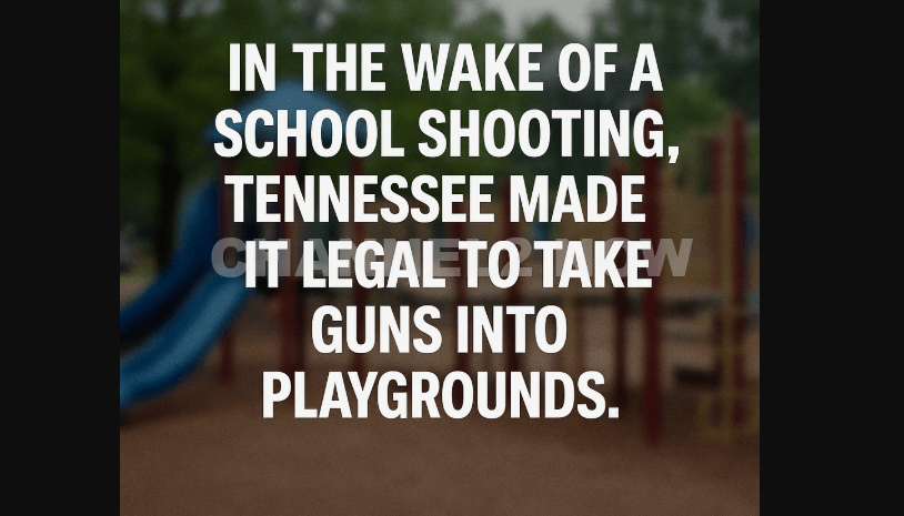 Tennessee Makes Guns Legal in Playgrounds, Just a Day After Minnesota Annunciation Church School Shooting
