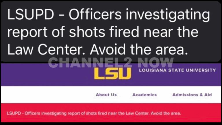 LSUPD Investigating Report of Shots Fired Near Law Center, No Current ...