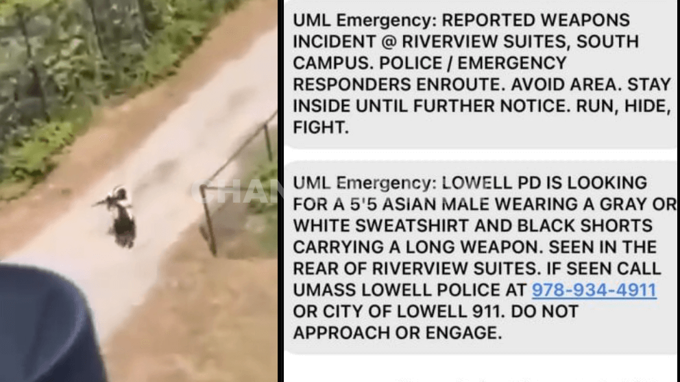 Armed Individual Reported Walking with Rifle at University of Massachusetts Lowell active shooter alert