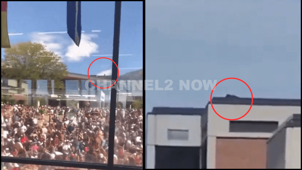 Charlie Kirk shooting suspect seen running away on the roof Unidentified Individual Seen on Rooftop Before Charlie Kirk Shooting at Utah Valley University Suspect Remains at Large
