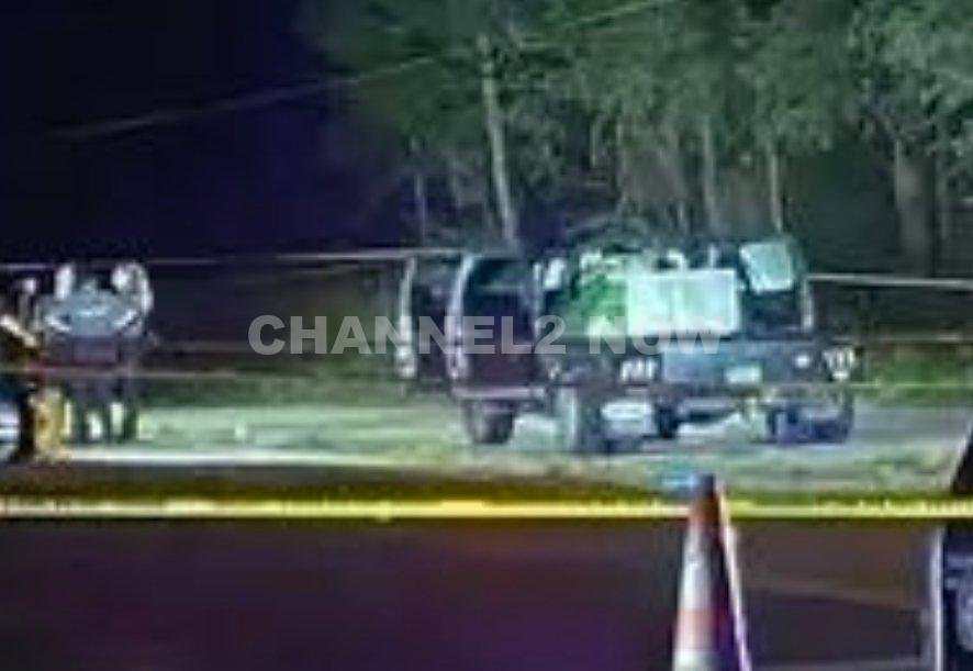 This appears to be the truck that 17-year-old Caden Speight was driving before he was shot & kidnapped by 4 armed men. Marion County Florida. Massive Crime scene at 128 ave & sw 484 east of Dunnellon.