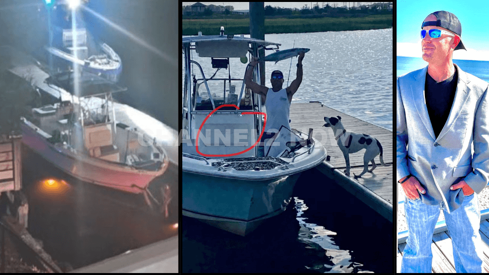 SOUTHPORT, N.C. — Authorities are continuing to investigate the mass shooting that occurred late Saturday night at the American Fish Company restaurant in the Southport Yacht Basin. Officials confirmed that a gunman opened fire from a boat positioned in the Cape Fear River, killing three people and injuring at least nine others before fleeing toward Oak Island. While law enforcement has not released the official identity of the suspect, multiple reports have connected the name Nigel Max Edge, formerly known as Sean William DeBevoise, to the case. A photo is circulating online which shows the boat at the 55th Street boat launch on Oak Island. The railing matches the apartment complex on Google Maps at the location.