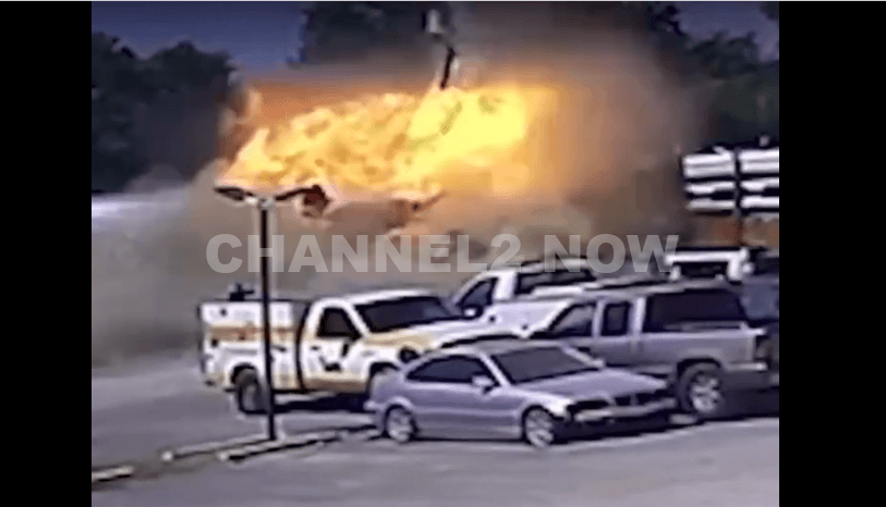 Surveillance video captures the plane crash in Fort Worth, Texas 12700 block of North Saginaw Boulevard Hicks Avondale Airfield