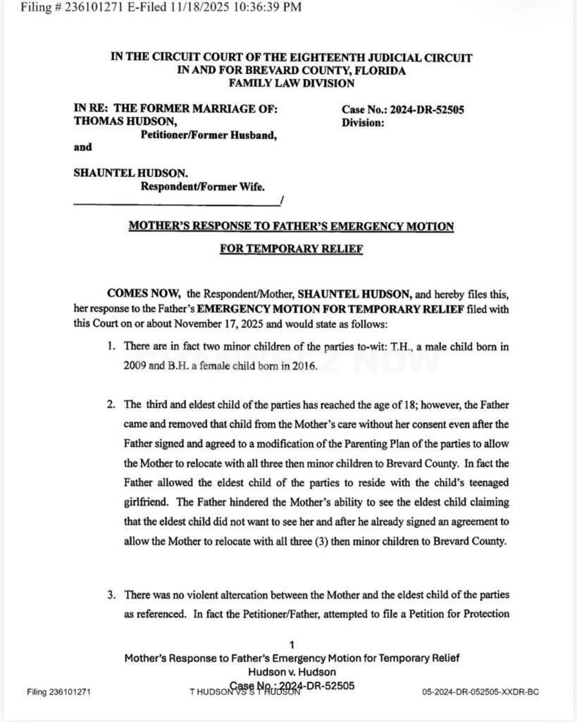 New information has emerged regarding the death of 18-year-old Florida cheerleader Anna Kepner, as recently filed court documents reveal significant turmoil within her family and identify her 16-year-old stepbrother, Timothy Hudson, as a suspect in her death.
According to filings submitted in Brevard County family court, Anna’s stepmother, Shauntel Hudson (Kepner), detailed allegations of prior domestic violence involving her ex-husband, Thomas Hudson, and their children — including the minor son now under federal investigation.