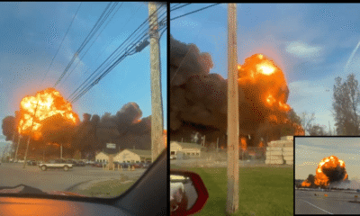 Three Crew Members Onboard UPS Flight 2976 When Cargo Plane Crashed Near Louisville Muhammad Ali International Airport McDonnell Douglas MD-11 aircraft