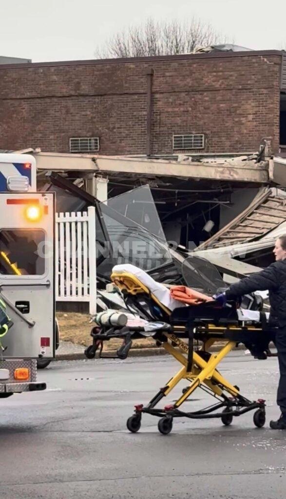 BRISTOL, Pa. (Bucks County) — Emergency crews are responding to a major incident at the Silver Lake Nursing Home (Bristol Health & Rehab Center) following a reported gas explosion that caused a partial building collapse.