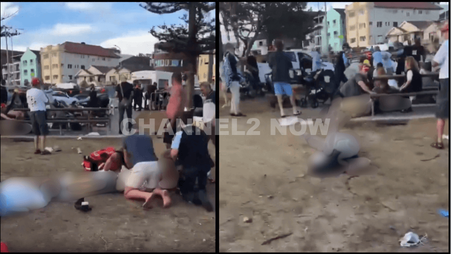 Graphic video shows several people dead after mass shooting during Hanukkah event at Bondi Beach in Sydney