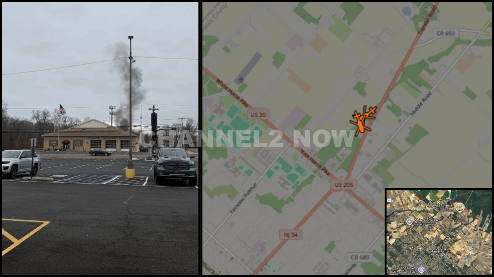 Mid-Air Collision Involving Two Helicopters in Hammonton near White Horse Pike and 206 cross of Basin Rd Atlantic County