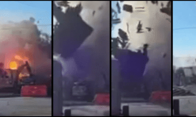 Operator Injured as Excavator Struck by Collapsing Roof Following Gas Line Explosion in Hayward 800 block of Lewelling Boulevard Bay Area neighborhood