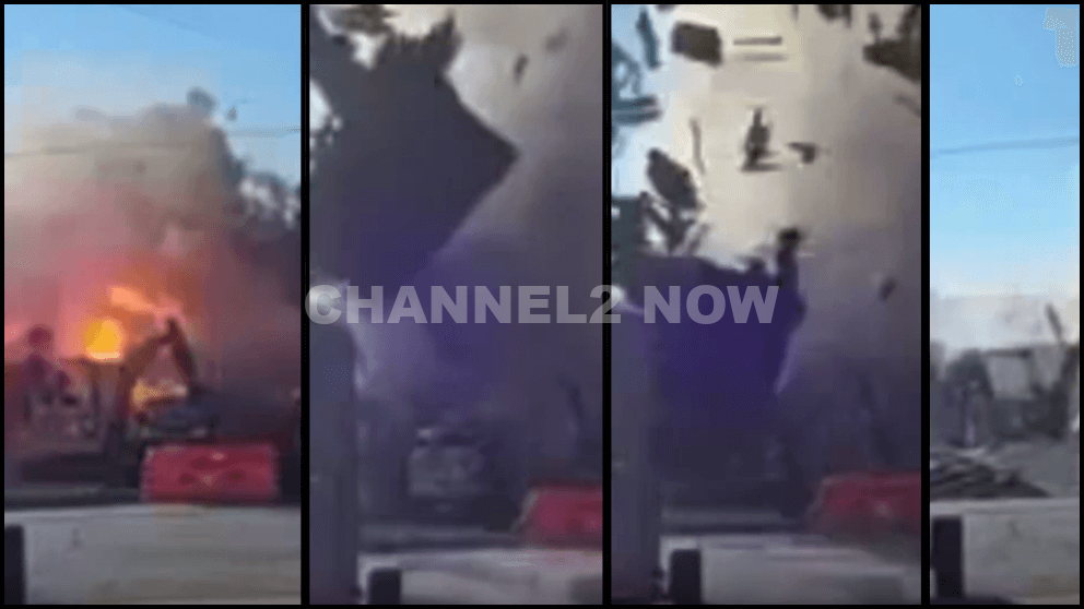 Operator Injured as Excavator Struck by Collapsing Roof Following Gas Line Explosion in Hayward 800 block of Lewelling Boulevard Bay Area neighborhood