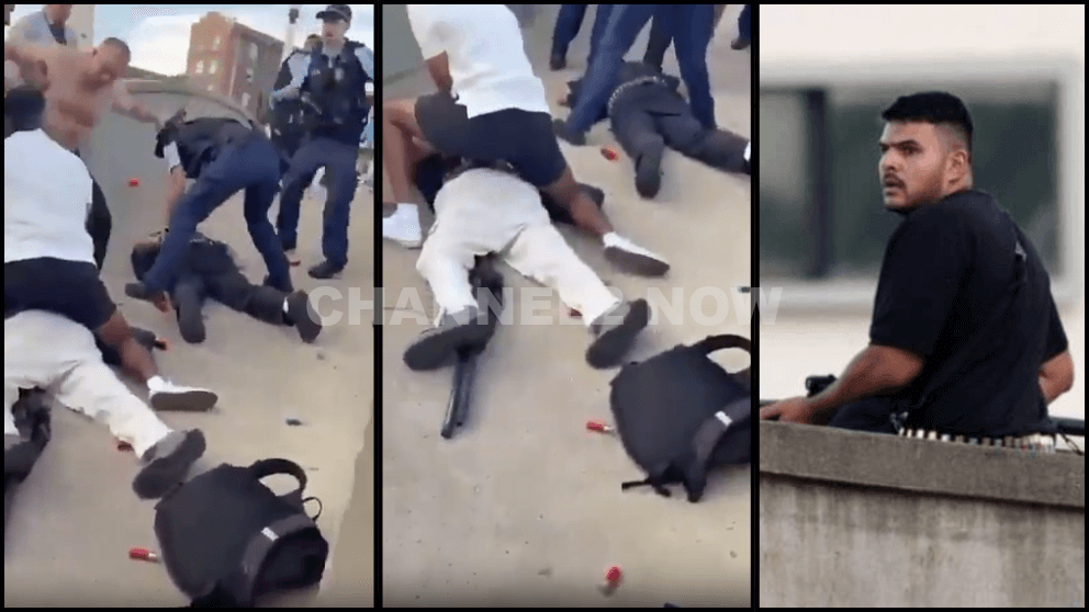 Video shows suspects taken into custody after mass shooting during Hanukkah event at Bondi Beach in Sydney