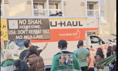 several-injured-after-u-haul-truck-drives-through-protest-in-los-angeles-ca-1338-veteran-avenue-pro-pahlavi-anti-regime-rally