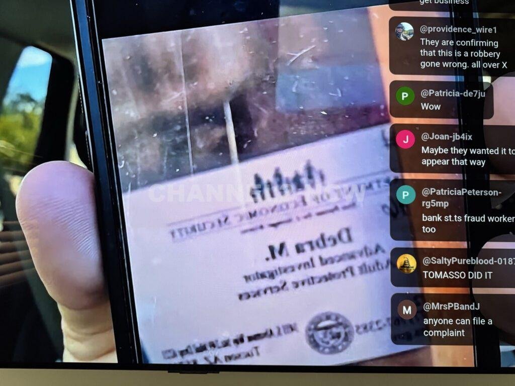 The card found in the doorway of Nancyโs residence was left by Adult Protective Services and, according to observations, has remained there for an extended period of time.