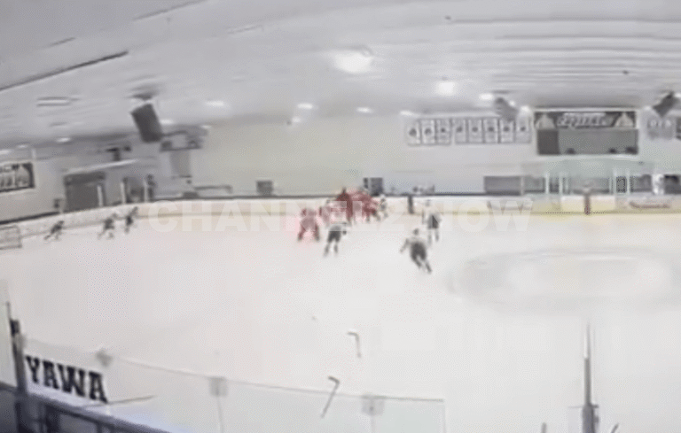 Video shows people seen fleeing ice skating rink in Pawtucket, Rhode Island