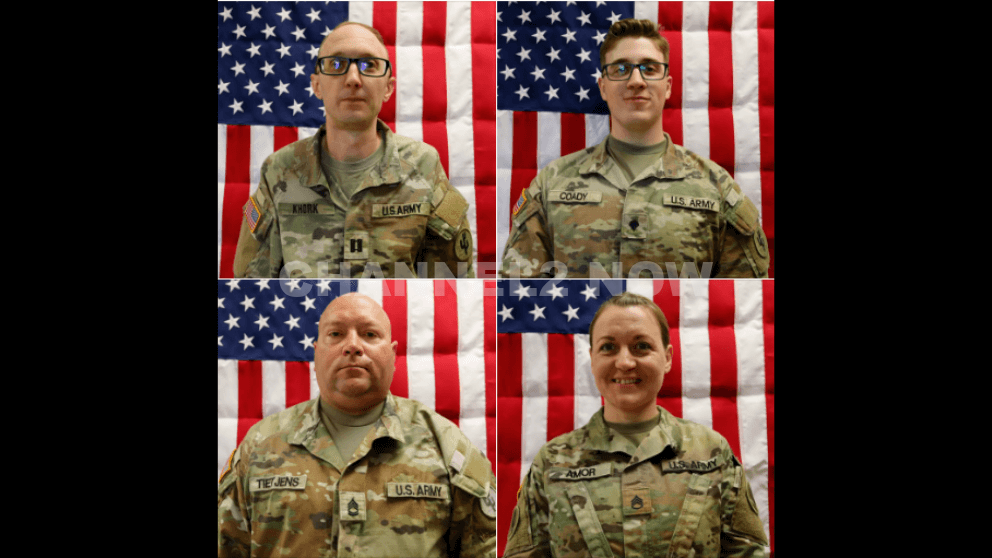 4-u-s-service-members-killed-Cody Khork, Noah Tietjens, Nicole Amor and Declan Coady 4-seriously-injured-during-operation-epic-fury-against-iran