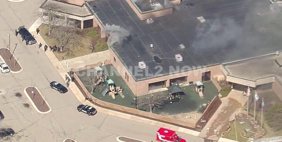 Active Shooter Reported at Temple Israel Synagogue in West Bloomfield After Vehicle Crashes Into Building and Sparks Fire 5725 Walnut Lake Rd