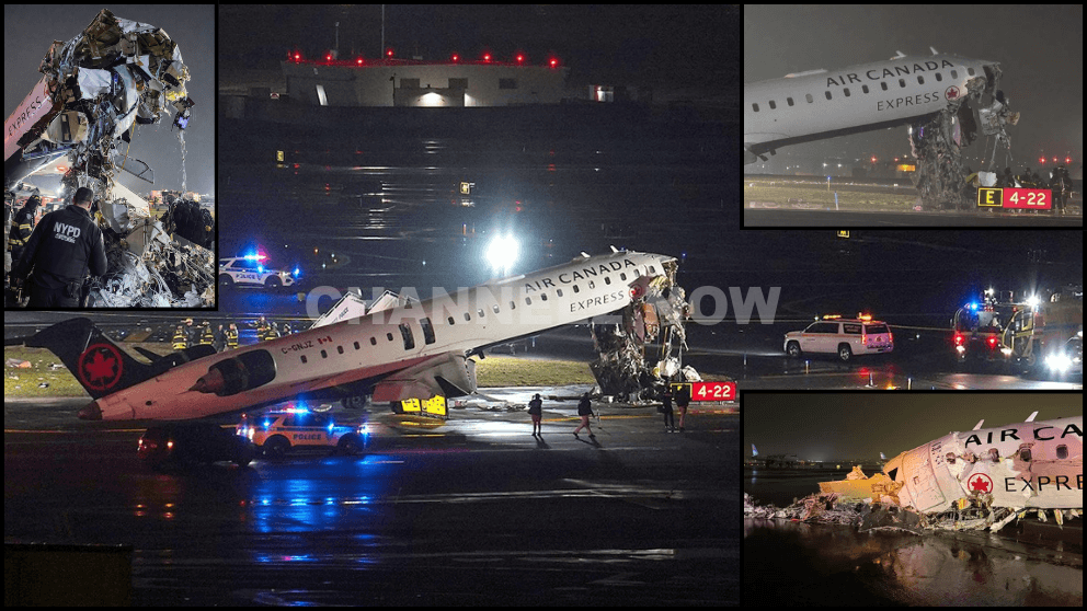 Air Canada Flight Attendant Ejected from Aircraft Following Fatal Runway Collision at LaGuardia Airport CRJ-900 NEW YORK