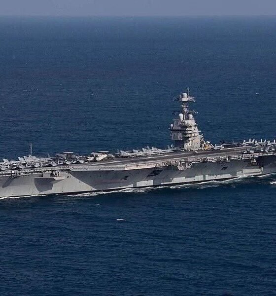 Iran’s Revolutionary Guard Claims Ballistic Missile Strike Targeted USS Abraham Lincoln in Arabian Sea