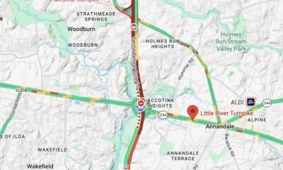 Multiple Victims Stabbed Following Crash in Annandale, Suspect Shot by Police southbound lanes of Interstate 495 near Little River Turnpike Fairfax County