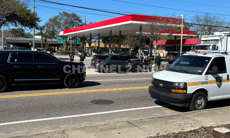 Officer-Involved Shooting Under Investigation at Jacksonville Gate Gas Station Following Reported Armed Robbery 5617 Bowden Road near Interstate 95