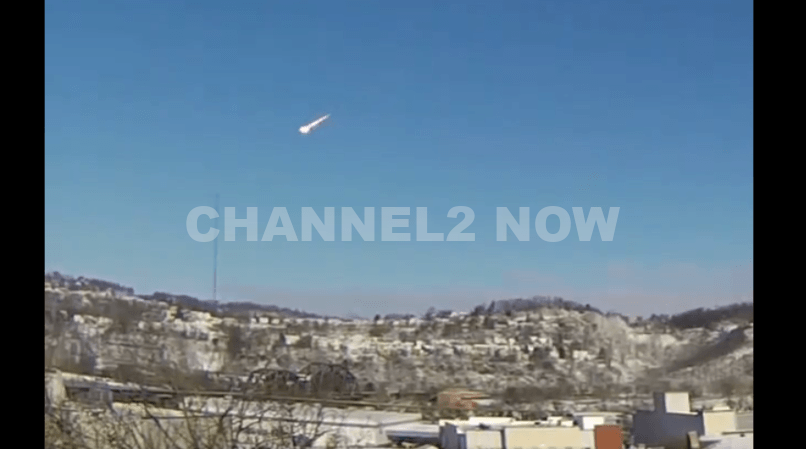 Sonic boom Meteor spotted over the Pittsburgh area, reportedly seen in parts of Pennsylvania and Ohio super bright fireball