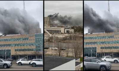 Fire Breaks Out at Wayne State University Building Housing Computer Science Department Warren Avenue and Woodward Avenue Detroit
