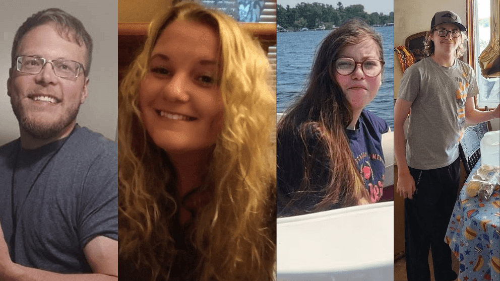Missaukee County Shooting Victims Identified Amanda Everitt and her son, Eric daughter Bella sister Heather Suspect Chad Hickman Killed Himself LaChance and Kelly roads Lake City Michigan
