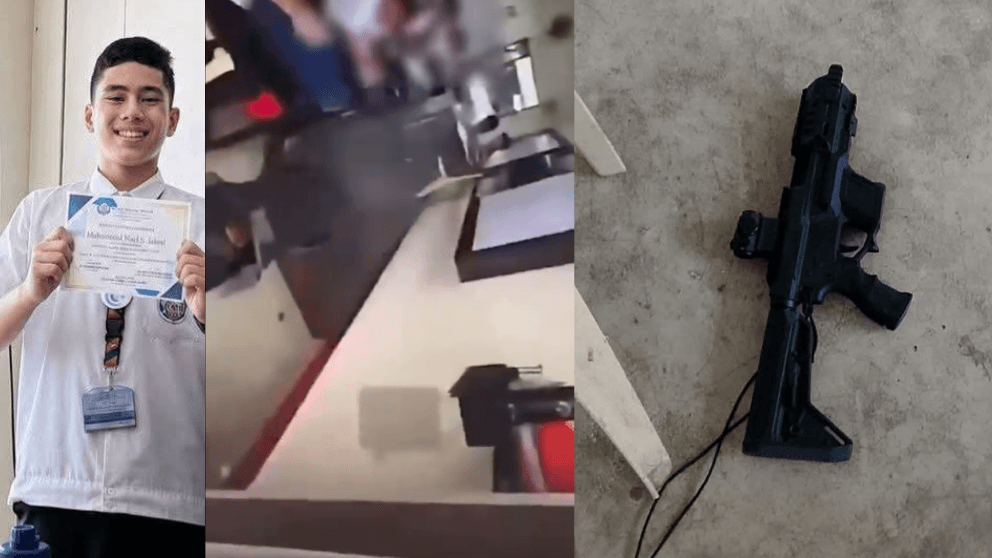 Video Shows Gunman Nael Jalani Shooting Ateneo de Zamboanga University campus in Barangay Tumaga, Zamboanga City