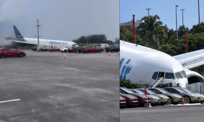New Video Shows Moments Amazon Prime Air Boeing 767 Crashes at Miami International Airport in Florida 21 Air as Flight 7598 (CSB7598) and registered as N1997A