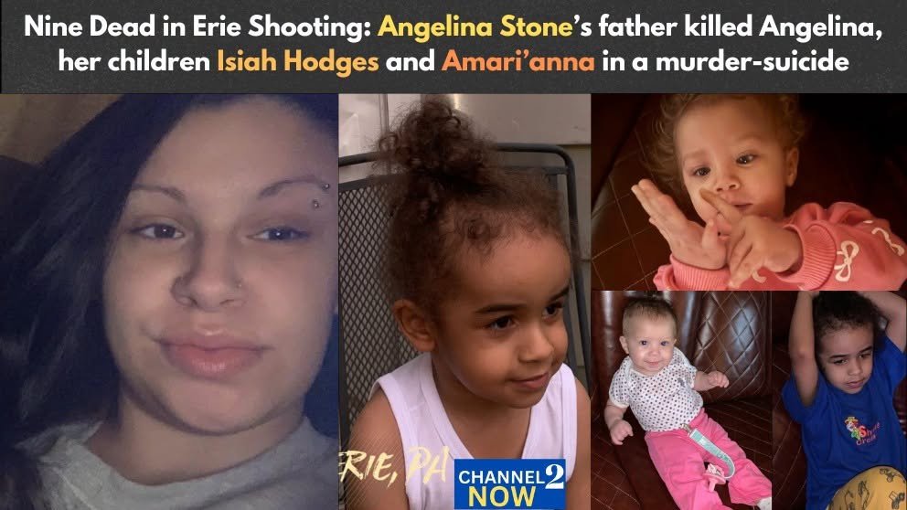 Angelina Stone, 24, her 5-year-old son, Isiah Hodges, and her nearly 2-year-old daughter, Amari’anna, have reportedly been identified among those killed in the shooting.